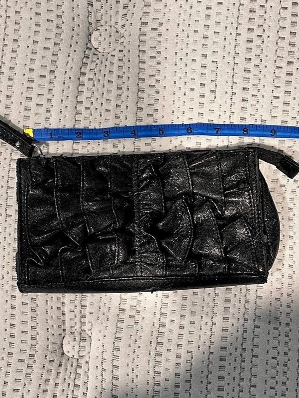 Nine & Co. Quilted Wristlet Clutch in Black